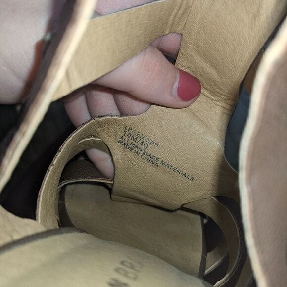 LUCKY BRAND Women's Brown Gladiator Platform Wedge Sandal. Size 10. - Picture 7 of 7